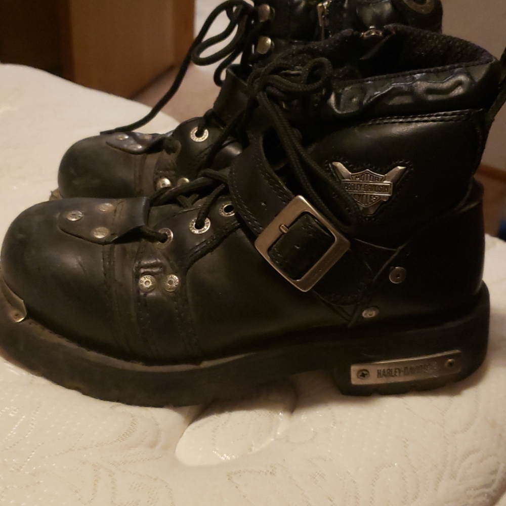 Steel toe work/riding boots